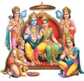 High-Resolution photos of Rama Sita Hanuman