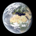 High resolution planet Earth rendering Royalty Free Stock Photo