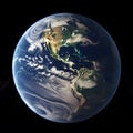 High Resolution Planet Earth view Royalty Free Stock Photo