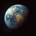 High Resolution Planet Earth view. The World Globe from Space Royalty Free Stock Photo
