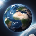 High Resolution Planet Earth view Royalty Free Stock Photo