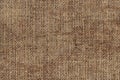 High Resolution Rough Crumpled Woven Jute Fabric Mottled Grunge Texture Royalty Free Stock Photo