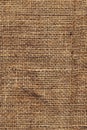 High Resolution Rough Crumpled Woven Jute Fabric Mottled Grunge Texture Royalty Free Stock Photo
