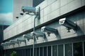 High-resolution Security camera. Generate Ai Royalty Free Stock Photo