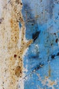 Texture of rusty painted metal surface Royalty Free Stock Photo