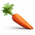 Detailed Rendering Of Carrot Isolated On White Background Royalty Free Stock Photo