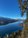 High-resolution vertical shot of a stunning Millstatter See in Austria