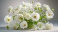 High Resolution White Flowers In Vase: A Stunning Display Of Elegance