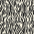High Resolution Zebra Print Ikat Pattern With Mischievous Feline Motif Royalty Free Stock Photo
