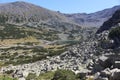 High in the Rila Mountains and a lake on the way to Musala 2 Royalty Free Stock Photo