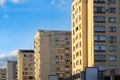 High-rise apartment blocks. Flats buildings in Pitesti city Royalty Free Stock Photo