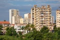 High-rise Apartment Buildings of Maputo, the Capital City of Mozambique. Royalty Free Stock Photo