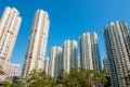 High rise apartment buildings, residential real estate Royalty Free Stock Photo