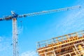 High-rise building under construction Royalty Free Stock Photo