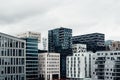 High-rise buildings in Barcode Project area in Oslo, Norway Royalty Free Stock Photo