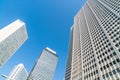 High-rise buildings and blue sky - Shinjuku, Tokyo Royalty Free Stock Photo