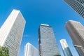 High-rise buildings and blue sky - Shinjuku, Tokyo Royalty Free Stock Photo