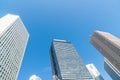 High-rise buildings and blue sky - Shinjuku, Tokyo Royalty Free Stock Photo