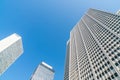 High-rise buildings and blue sky - Shinjuku, Tokyo Royalty Free Stock Photo