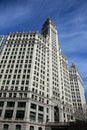 The high-rise buildings in Chicago