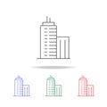 high-rise buildings icon. Elements in multi colored icons for mobile concept and web apps. Icons for website design and developmen