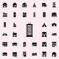 high-rise buildings icon. house icons universal set for web and mobile Royalty Free Stock Photo