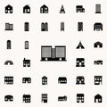 high-rise buildings icon. house icons universal set for web and mobile Royalty Free Stock Photo