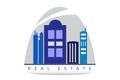 High Rise Buildings Logo Real Estate Symbol