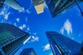 High -rise buildings in Shiodome, Tokyo Royalty Free Stock Photo