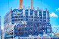 High -rise buildings under construction Royalty Free Stock Photo