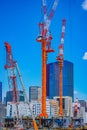 High -rise buildings under construction Royalty Free Stock Photo