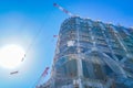 High -rise buildings under construction Royalty Free Stock Photo