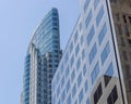 High-rise business buildings in downtown Toronto Royalty Free Stock Photo