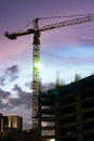 High rise concrete building construction Royalty Free Stock Photo