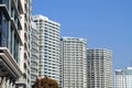 High rise condominium in Yokohama Minatomirai 21 Royalty Free Stock Photo