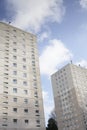 High rise council flat in deprived poor housing estate in Glasgow