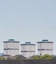 High rise council flats in Glasgow city