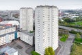 High rise council flats in Glasgow city