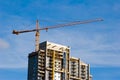 High Rise Crane Royalty Free Stock Photo