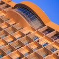 Windows to the World (beach hotel Ventura) Royalty Free Stock Photo