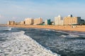 High-Rise Hotels on the Virginia Beach Oceanfront Royalty Free Stock Photo