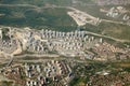 High rise housing in Istanbul, aerial view