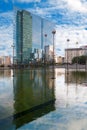 High-rise modern building. Defense Royalty Free Stock Photo