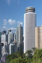 High rise modern office buiding in Hong Kong Royalty Free Stock Photo