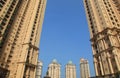 High rise modern residential buildings in Mumbai