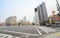 High rise office building in Osaka Business District. Royalty Free Stock Photo