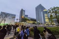 High rise office building in Osaka Business District. Royalty Free Stock Photo