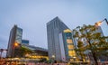 High rise office building in Osaka Business District. Royalty Free Stock Photo