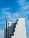 High-rise office building with a view of the sky in Europe Royalty Free Stock Photo