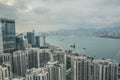 High rise residential building in Taikoo Shing, Hong Kong 21 May 2012 Royalty Free Stock Photo